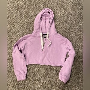 Katie J NYC cropped girl’s hoodie